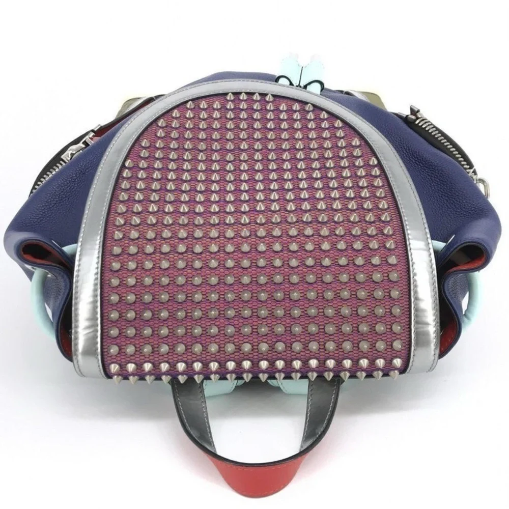 Christian Louboutin Explorafunk Spiked Leather Backpack - Like New